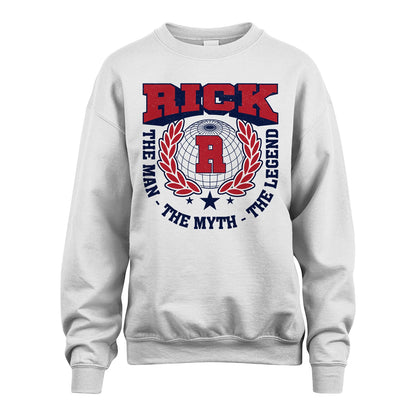 The Man The Myth The Legend Logo Shirt RICK M1-30