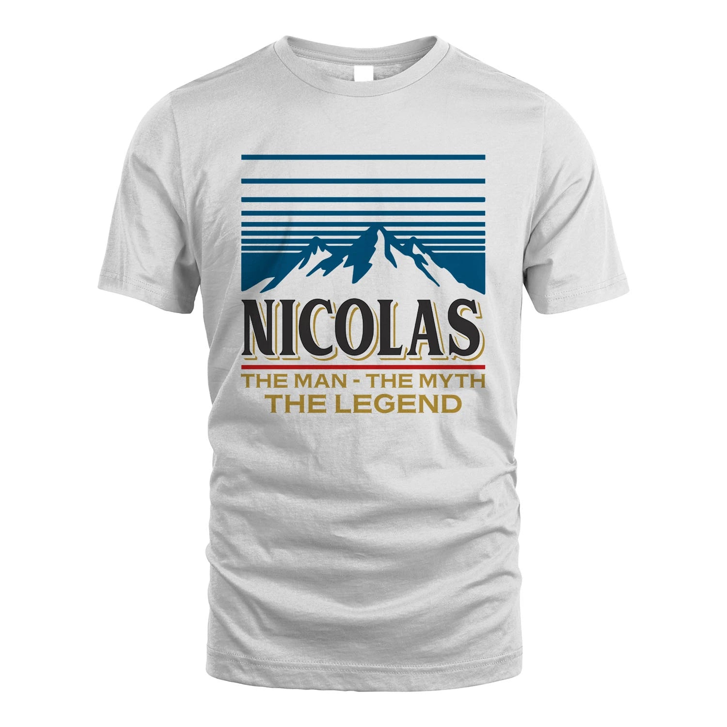The Man The Myth The Legend Vintage Mountain Shirt NICOLAS M1-19