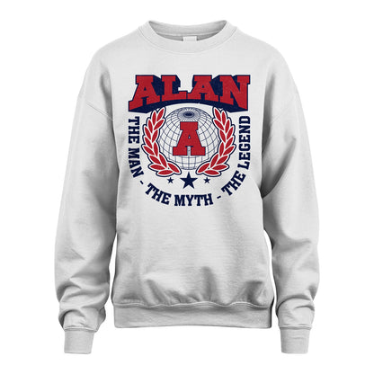 The Man The Myth The Legend Logo Shirt ALAN M1-30