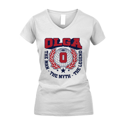 The Man The Myth The Legend Logo Shirt OLGA M1-30
