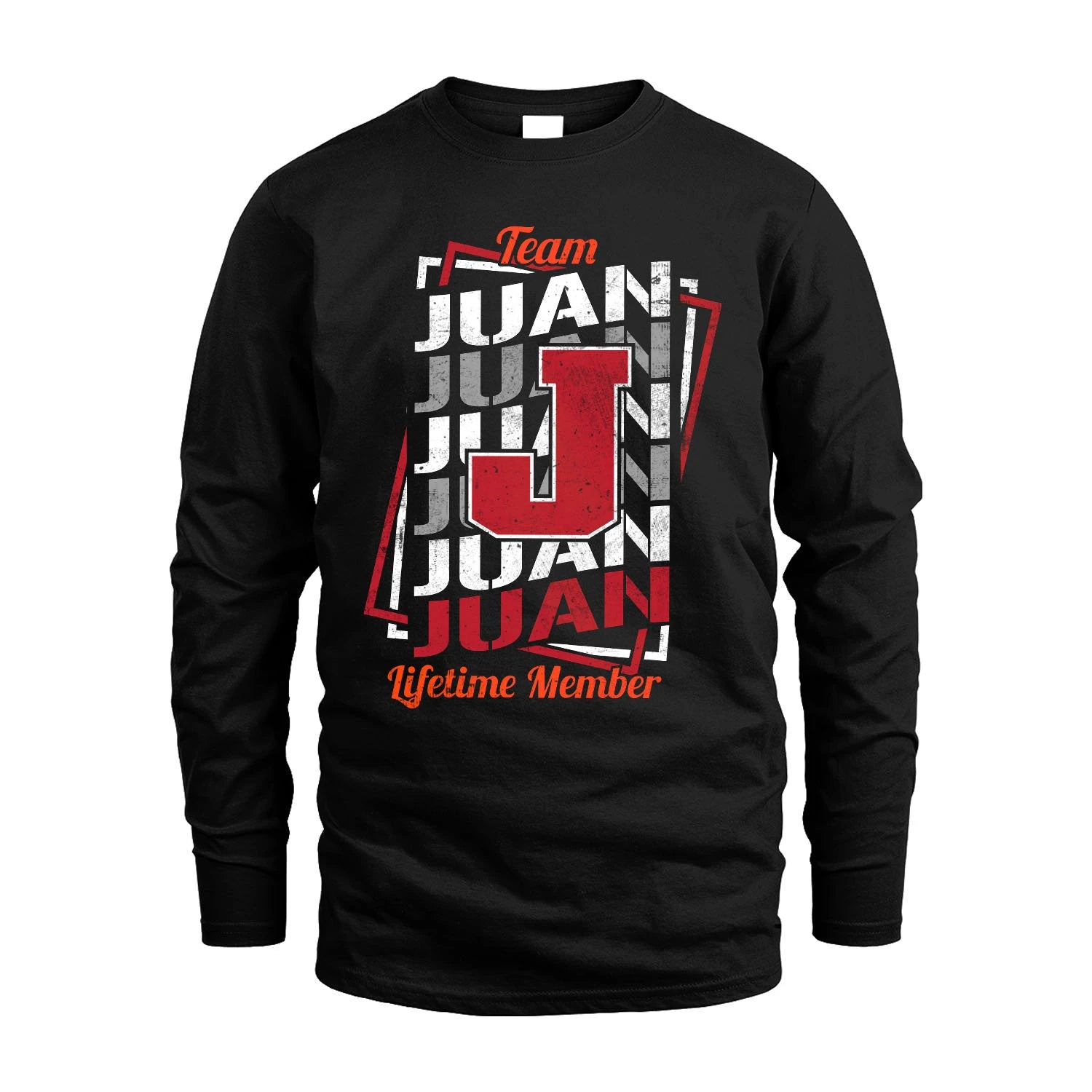 Team Your Name Lifetime Member Sporty Shirt JUAN M1-25
