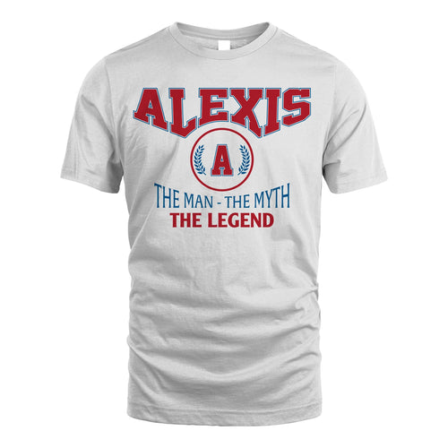The Man The Myth The Legend Jet Style Shirt ALEXIS M1-9