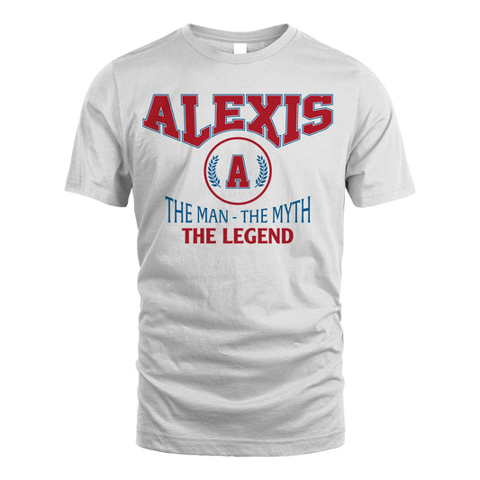The Man The Myth The Legend Jet Style Shirt ALEXIS M1-9