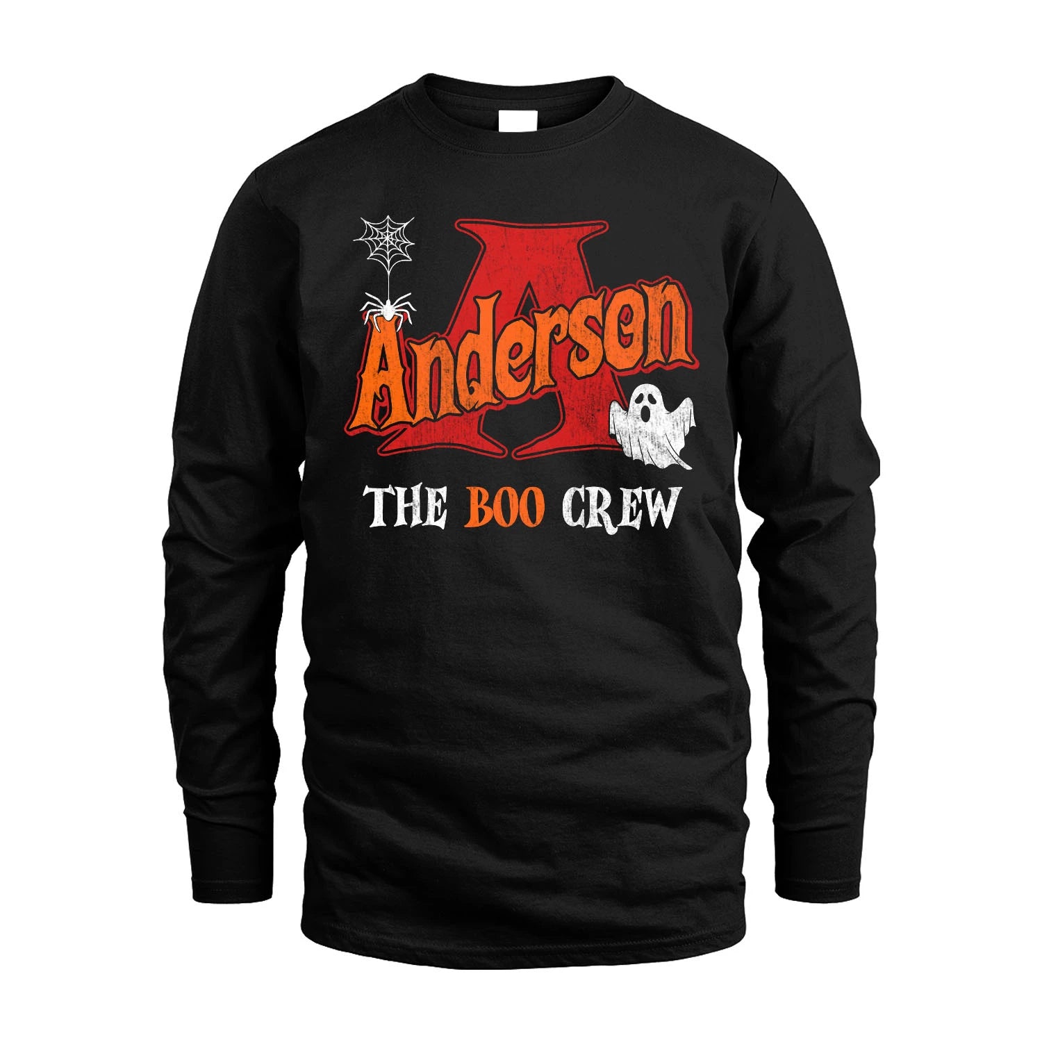 The Boo Crew Halloween Custom Name Shirt ANDERSON M1-22