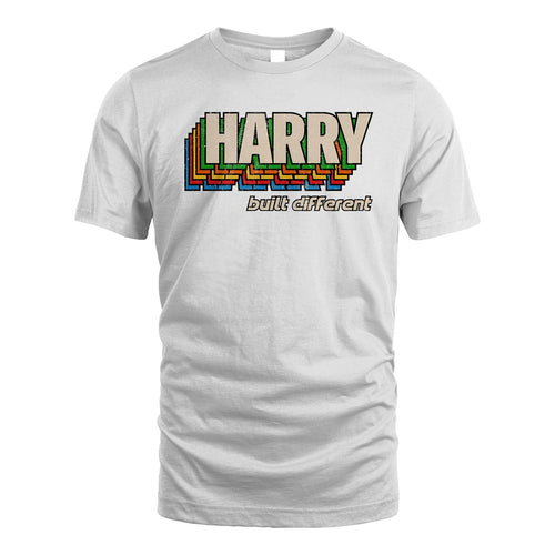Your Name Built Different Retro Shirt HARRY M1-26