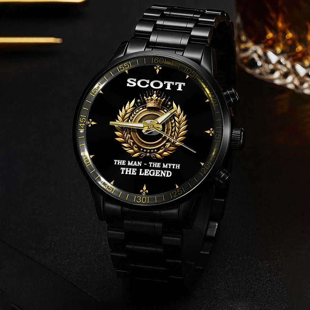The Man The Myth The Legend Olive Crown Watch SCOTT M1-W5