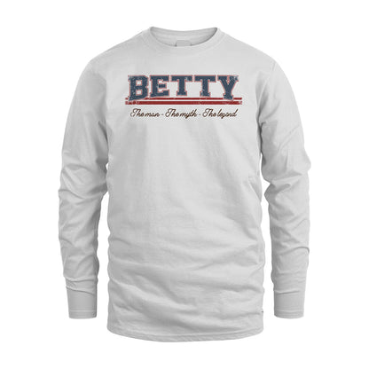 The Man The Myth The Legend Vintage Shirt BETTY M1-6