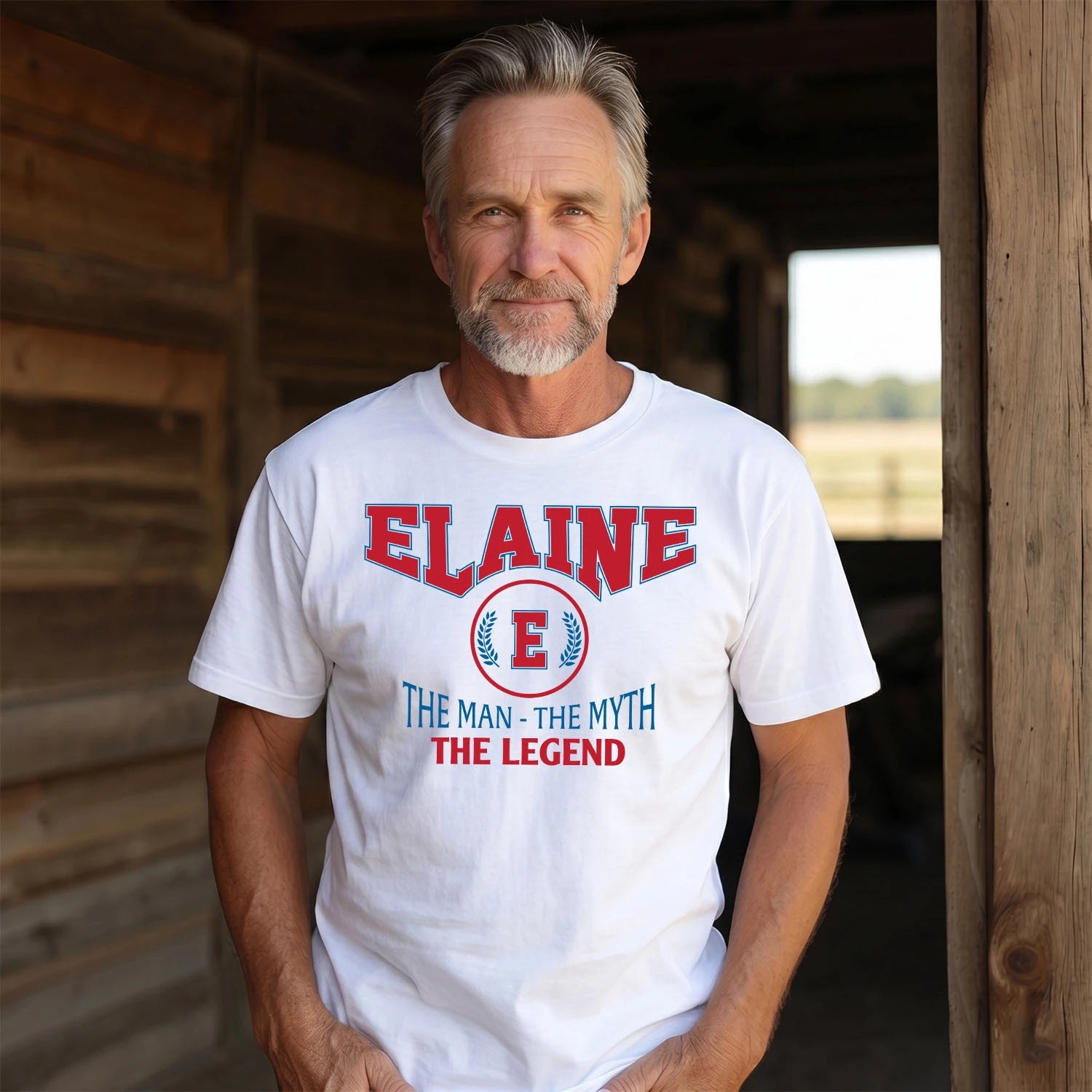 The Man The Myth The Legend Jet Style Shirt ELAINE M1-9