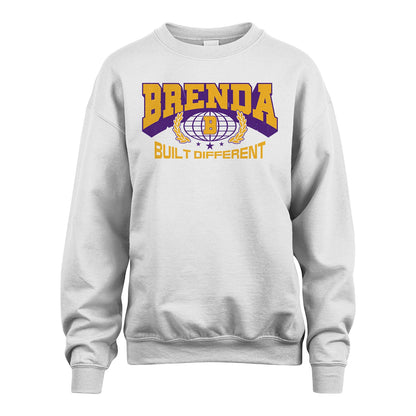 Your Name Built Different Sporty Shirt BRENDA M1-32