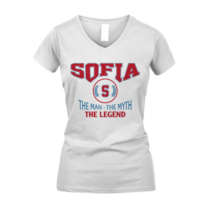 The Man The Myth The Legend Jet Style Shirt SOFIA M1-9