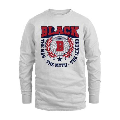 The Man The Myth The Legend Logo Shirt BLACK M1-30