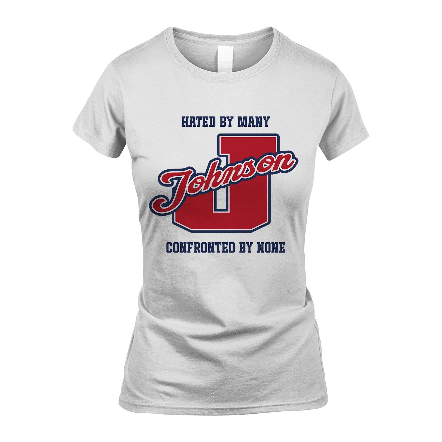 Hated By Many Confronted By None Personalized Name Shirt JOHNSON M1-8