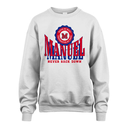 Your Name Never Back Down Shirt MANUEL M1-33