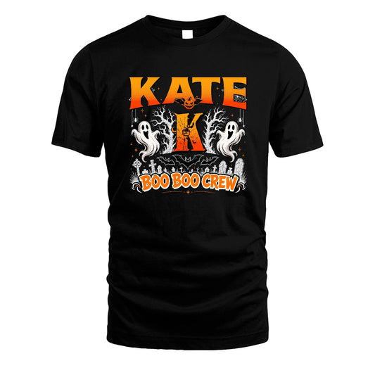 Boo Boo Crew Halloween Custom Name Shirt KATE M1-28