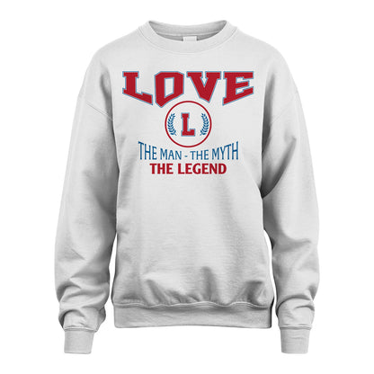 The Man The Myth The Legend Jet Style Shirt LOVE M1-9