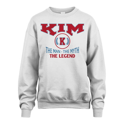 The Man The Myth The Legend Jet Style Shirt KIM M1-9