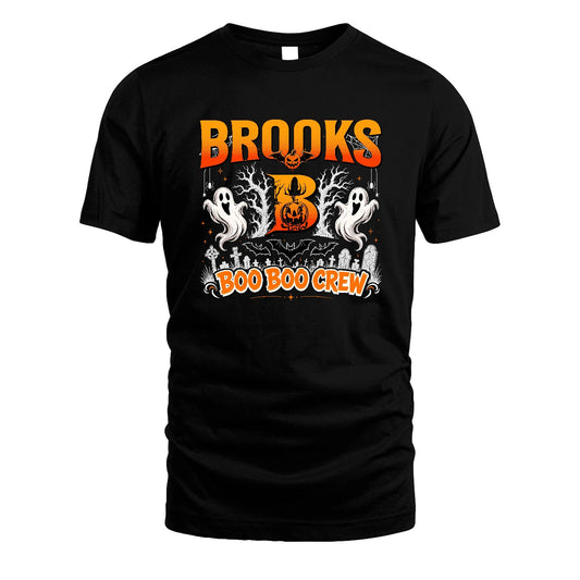 Boo Boo Crew Halloween Custom Name Shirt BROOKS M1-28