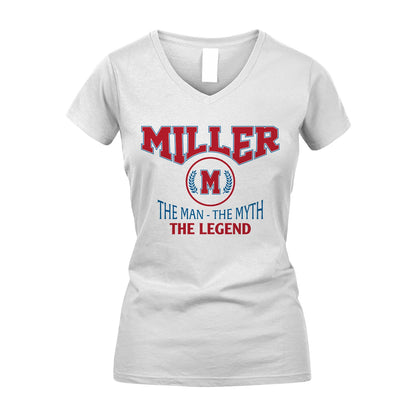 The Man The Myth The Legend Jet Style Shirt MILLER M1-9
