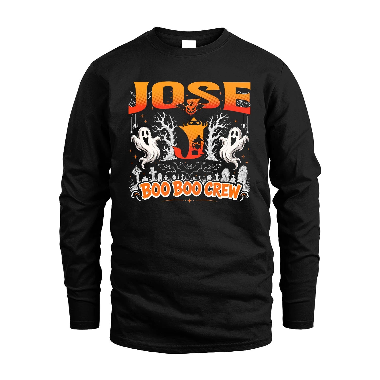 Boo Boo Crew Halloween Custom Name Shirt JOSE M1-28