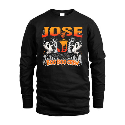 Boo Boo Crew Halloween Custom Name Shirt JOSE M1-28