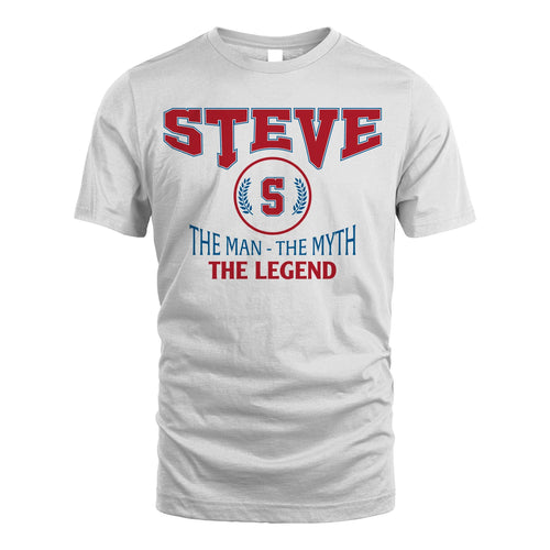 The Man The Myth The Legend Jet Style Shirt STEVE M1-9