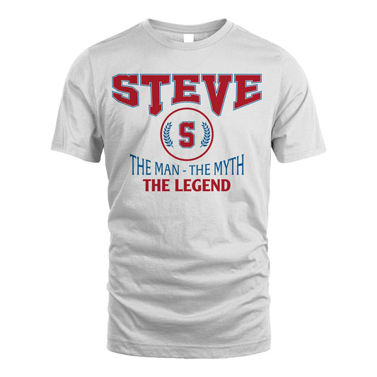 The Man The Myth The Legend Jet Style Shirt STEVE M1-9