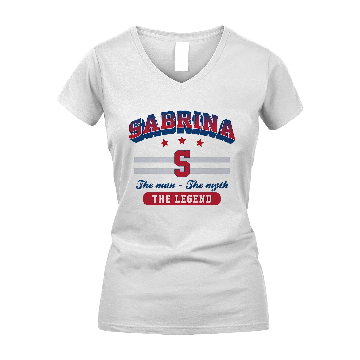 The Man The Myth The Legend With Your Name Shirt SABRINA M1-35