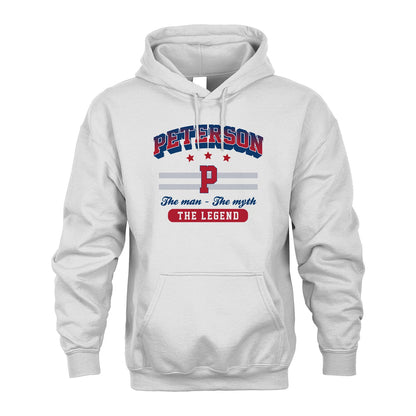 The Man The Myth The Legend With Your Name Shirt PETERSON M1-35
