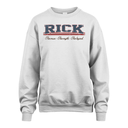 The Man The Myth The Legend Vintage Shirt RICK M1-6