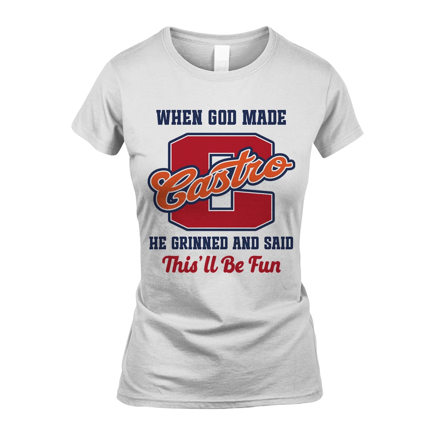 God Made Your Name Custom Shirt CASTRO M1-16