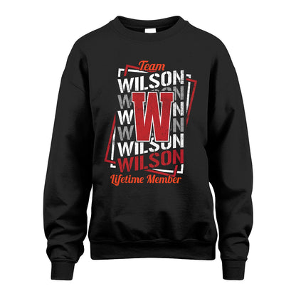 Team Your Name Lifetime Member Sporty Shirt WILSON M1-25