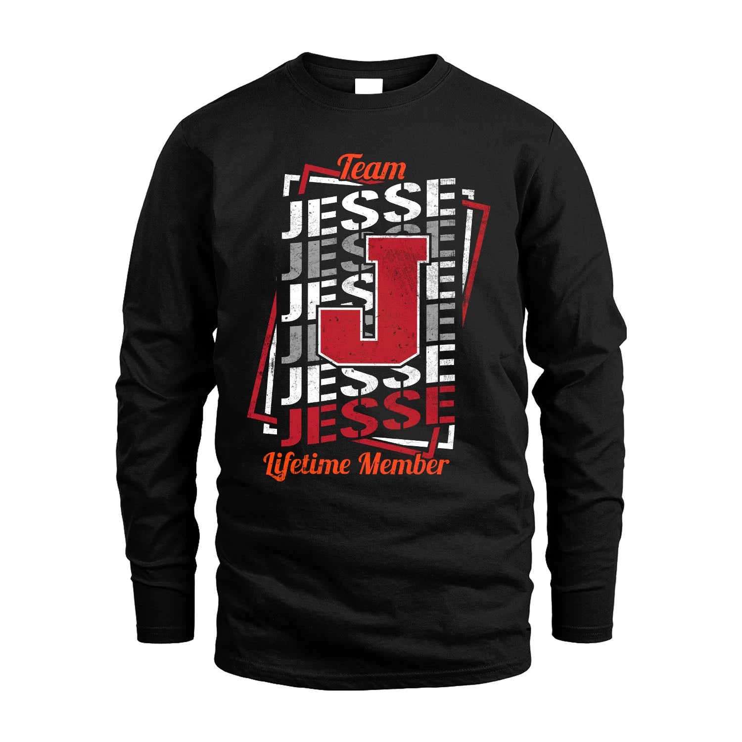 Team Your Name Lifetime Member Sporty Shirt JESSE M1-25