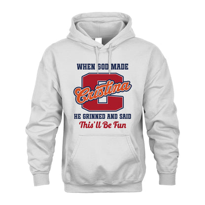 God Made Your Name Custom Shirt CRISTINA M1-16