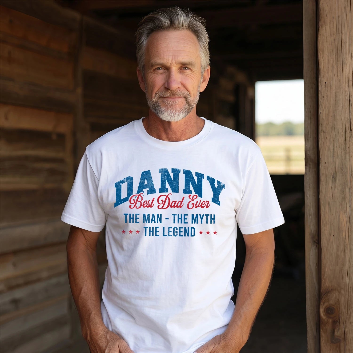 Best Dad Ever The Man The Myth The Legend DANNY M1-7