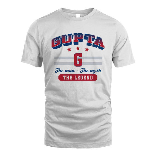 The Man The Myth The Legend With Your Name Shirt GUPTA M1-35