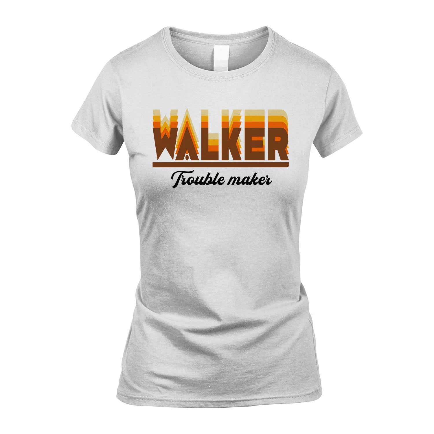 Your Name Trouble Maker Funny Shirt WALKER M1-34
