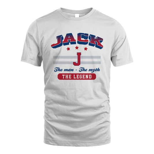 The Man The Myth The Legend With Your Name Shirt JACK M1-35