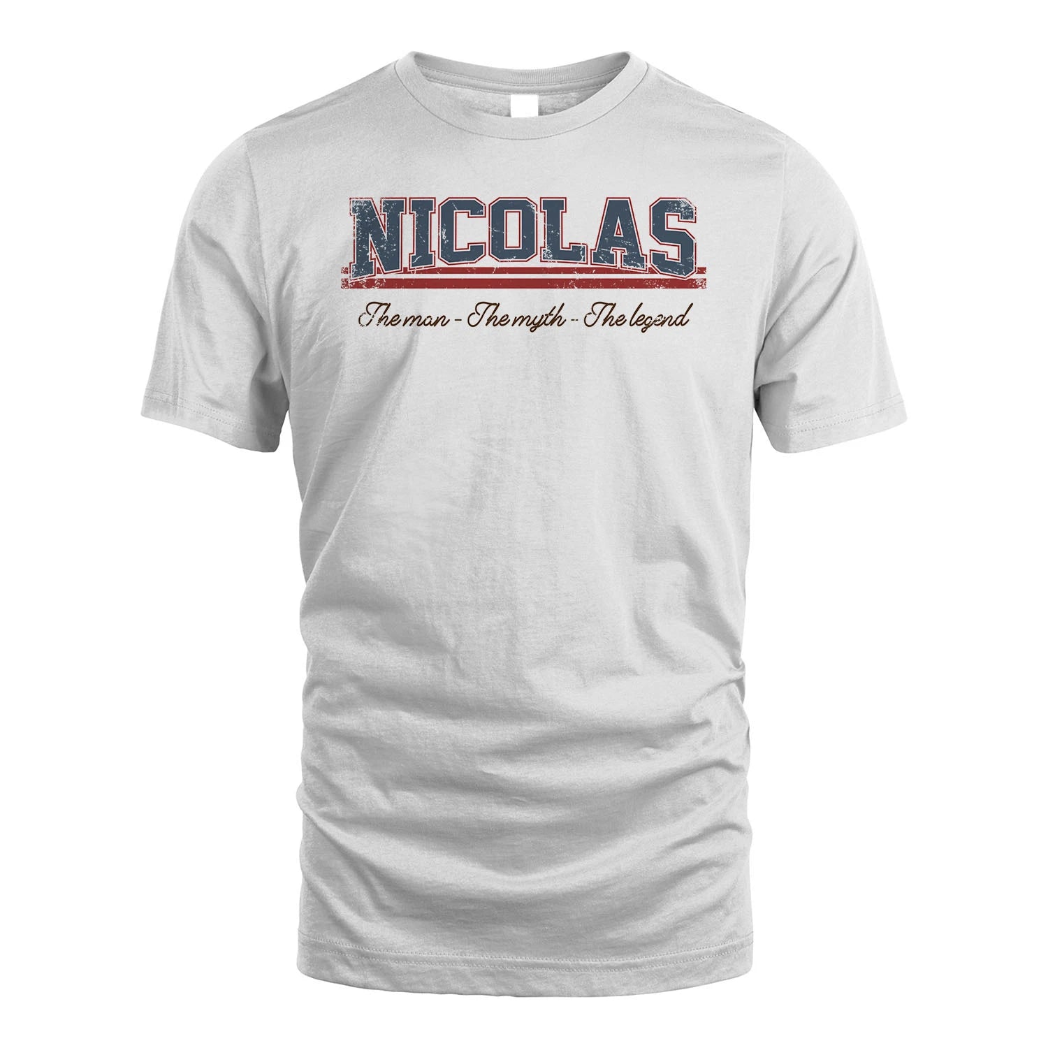 The Man The Myth The Legend Vintage Shirt NICOLAS M1-6