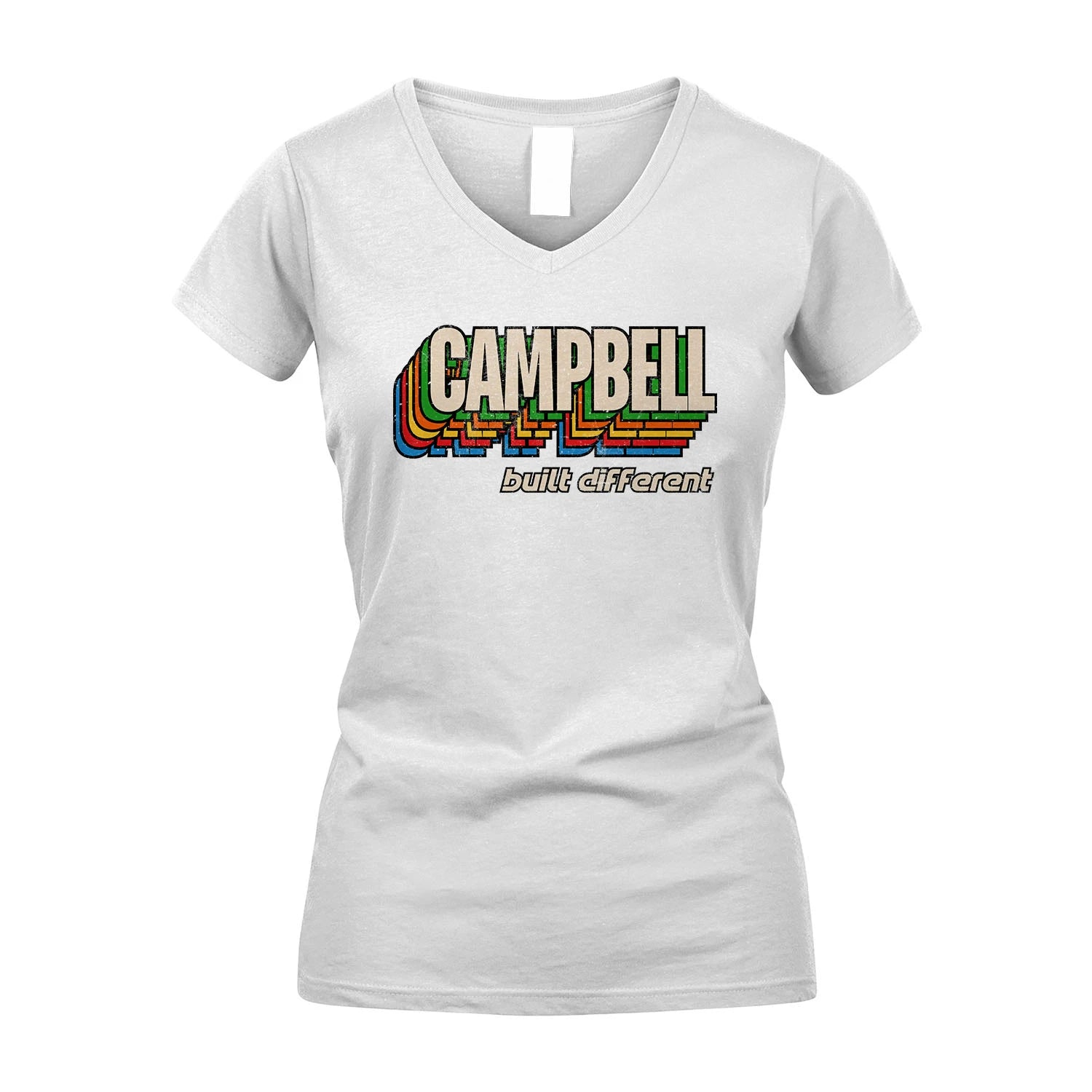 Your Name Built Different Retro Shirt CAMPBELL M1-26