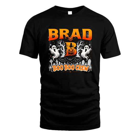 Boo Boo Crew Halloween Custom Name Shirt BRAD M1-28