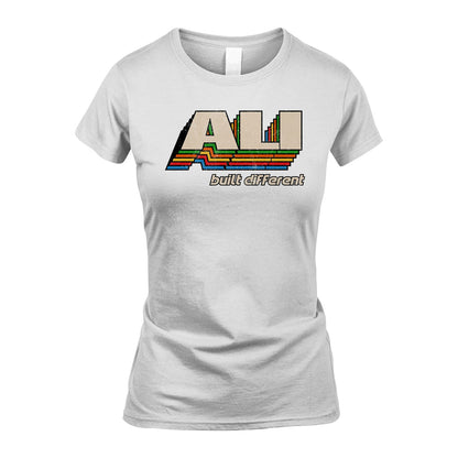 Your Name Built Different Retro Shirt ALI M1-26