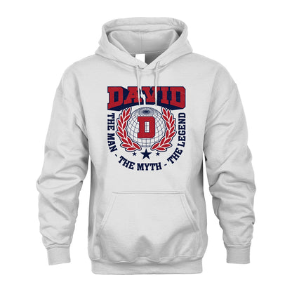 The Man The Myth The Legend Logo Shirt DAVID M1-30