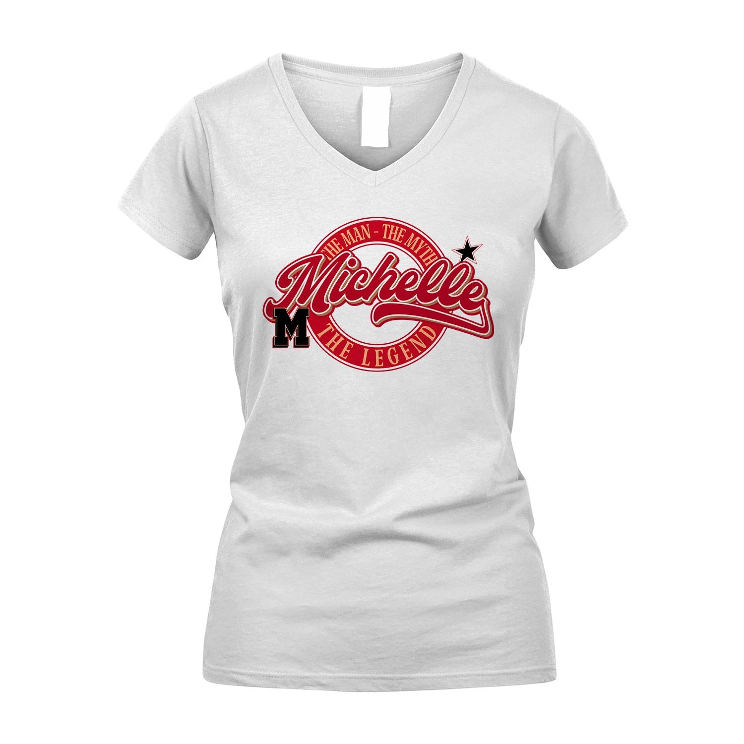 The Man The Myth The Legend Sporty Shirt MICHELLE M1-14