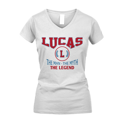 The Man The Myth The Legend Jet Style Shirt LUCAS M1-9