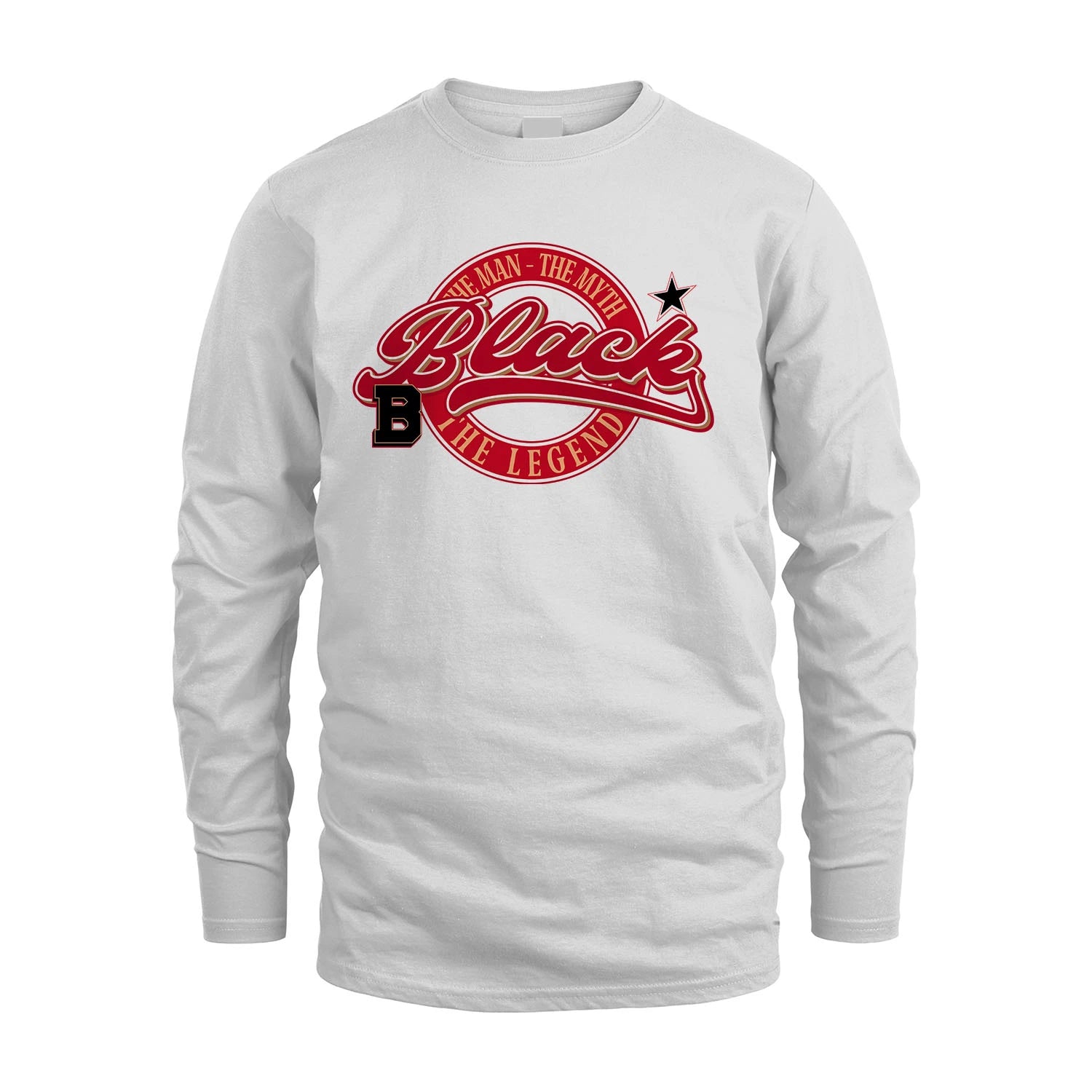 The Man The Myth The Legend Sporty Shirt BLACK M1-14
