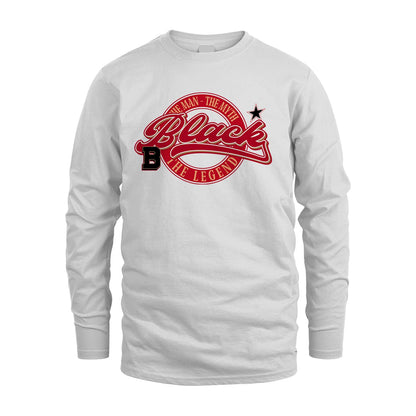 The Man The Myth The Legend Sporty Shirt BLACK M1-14