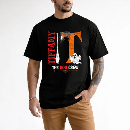 The Boo Crew Halloween With Your Name Shirt TIFFANY M1-23