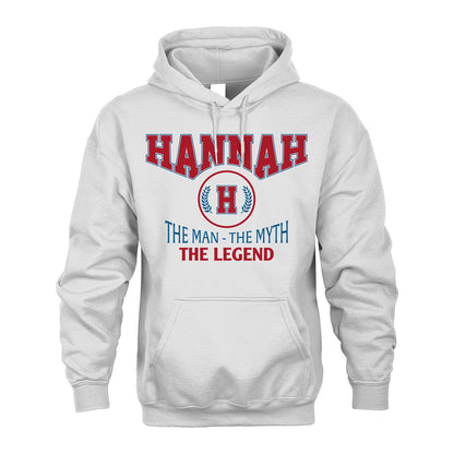 The Man The Myth The Legend Jet Style Shirt HANNAH M1-9