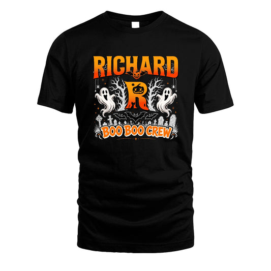 Boo Boo Crew Halloween Custom Name Shirt RICHARD M1-28