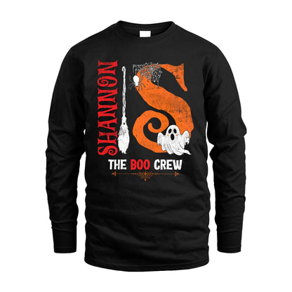 The Boo Crew Halloween With Your Name Shirt SHANNON M1-23